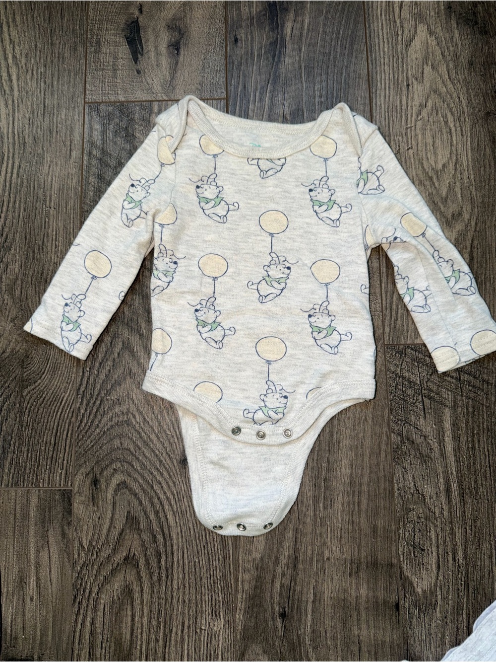Disney Pooh Long-Sleeve Bodysuit